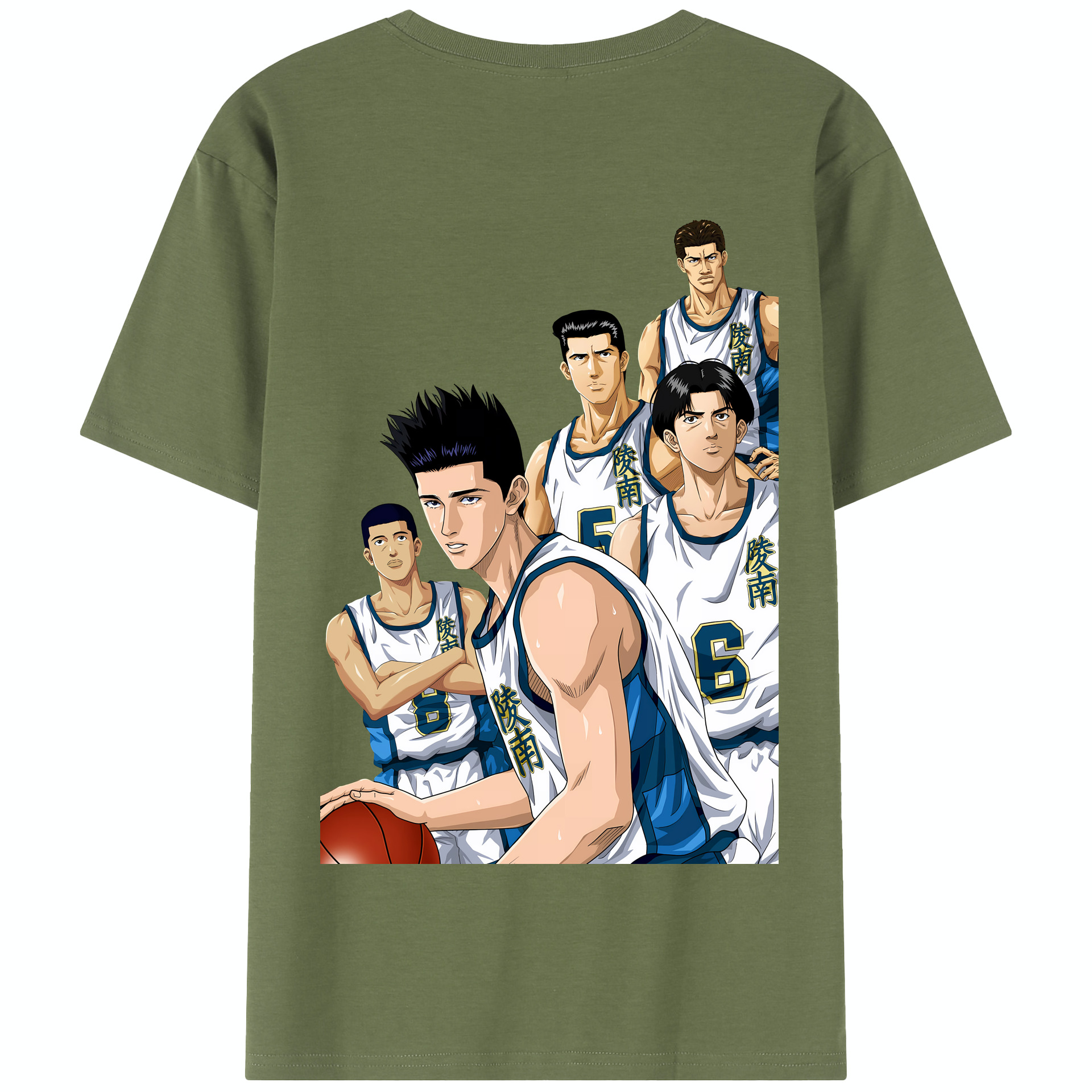SLAM DUNK／スラムダンク 綿100％半袖Tシャツ（背面プリント）